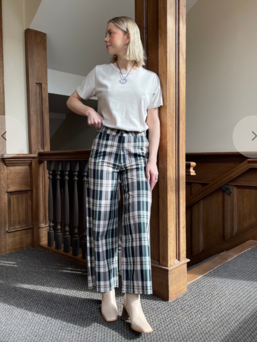NWOT Brixton Plaid Pants